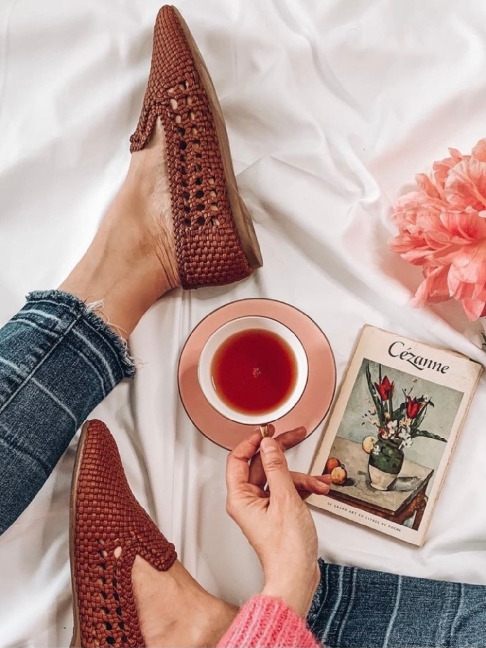 Birdies Starling Woven Loafers Cognac Size 11